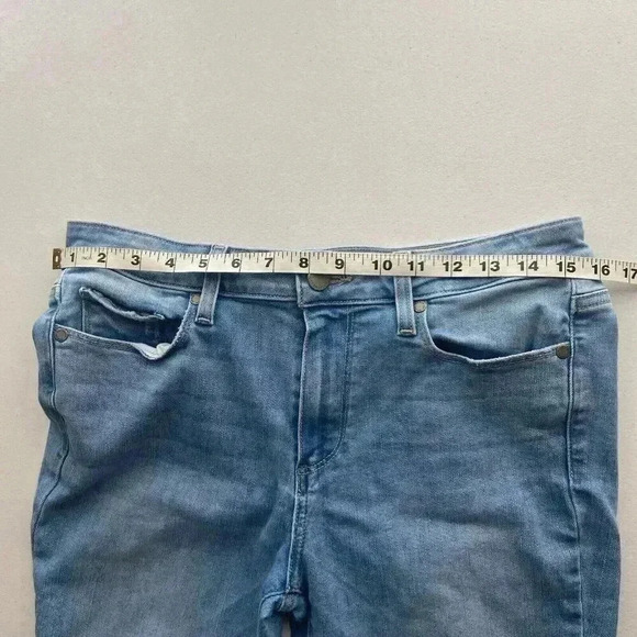 Paige Verdugo Ankle Jeans Women's Size 29 Blue Mid Rise Light Wash 5-Pocket - Picture 7 of 11